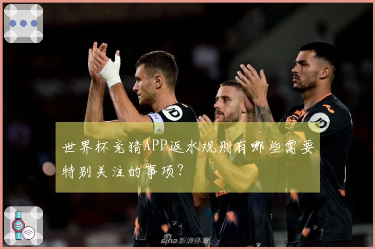 世界杯竞猜APP返水规则有哪些需要特别关注的事项?